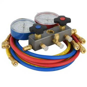 Refrigeration Air Conditioner Spare Parts Charging Hose Pressure Digital Manifold Gauge - Ningbo Domi Refrigeration Co., Ltd. - China