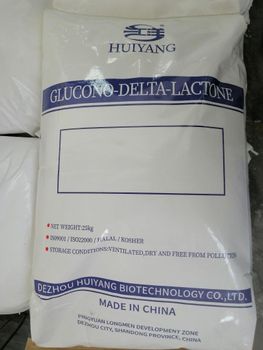 Glucono Delta Lactone Shelf Life 24 Packaging KRAFT PAPER Form White Crystal Or Crystalline Powder Thermal Stability Breaks Down At About 153ºc - SHANDONG FUYANG BIO-Tech Co.,Ltd - China