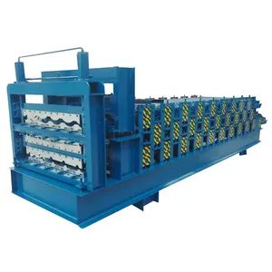 Three Layer Roof Slate Tile Making Machine Corrugated Sheet Roof Roll Forming Machine - Botou Kefa Roll Forming Machine Co., Ltd. - China