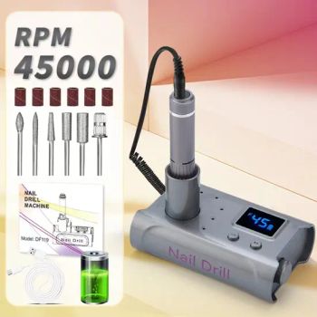 Duofu Powerful Rechargeable Nail Drill Wireless Origin China Model NO. DF119 Trademark DuoFu Shape Rectangle Design Style Luxe - Shenzhen Duofu Technology Co., LTD - China