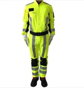 Asn Brand Fireman Chemical Protective Clothing Origin China Trademark ASN Thickness Normal Age Group Adults Length - Huaian Construction New Material CO., LTD. - China