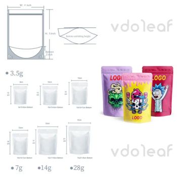 Candy Mylar Bag Clear Mylar Bag Smell Proof Zipper Pouch Special-Shaped Packaging Bags - Shenzhen Lovisle Technology Co., Ltd. - China
