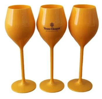 Personalized Tulip Type Goblets Party Plastic Wine Glasses for Wedding Reusable Acrylic Goblet Plastic Champagne Flutes for Promotions - Suzhou TopRising International Trade Co., Ltd - China