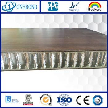 Wooden Grain HPL Laminate Honeycomb Panel for Ship - Foshan Onebond Building Materials Co., Ltd. - China