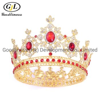 Crystal Alloy Wedding Crown Gold Rhinestone Tiaras Crowns Fashion Hair Accessories - Longyuan (Guangzhou) Industrial Development Co., Ltd. - China
