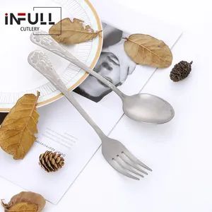 Best Sell Matte Stainless Steel Vintage Silverware Flatware Set Cutlery Sets - GuangDong Infull Industrial Co., Ltd. - China