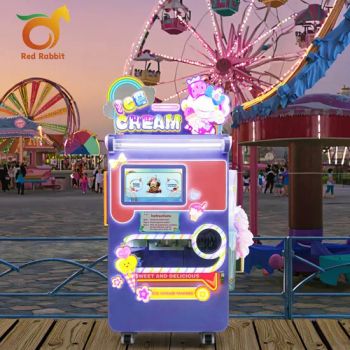 Red Rabbit Large Capacity Ice Cream Vending Machine High Effective Soft Serve Dispenser Freshly Made Frozen Yogurt Machine - Guangdong Red Rabbit Technology Co., Ltd. - China
