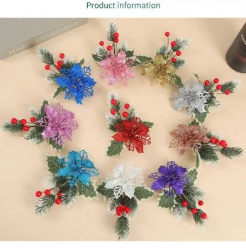 Decorative Flowers for Christmas Tree Ornaments Holiday Gift Box Decoration Handicrafts - Foshan Sichuang Imp. & Exp. Co., Ltd - China