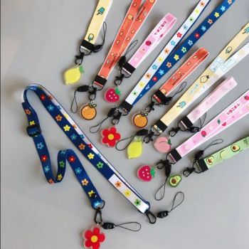 Wholesale Designer Neck Strap Sublimation Woven Neck Blank White Nylon Lanyards with Logo Custom Polyester Lanyard - Phoenix Flame Holdings Limited - China