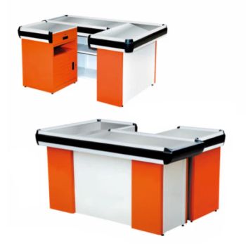 High-Quality Checkout Counter with Stainless Steel Countertops and Aluminum Alloy Edging - Suzhou Yuanda Commercial Products Co., Ltd. - China