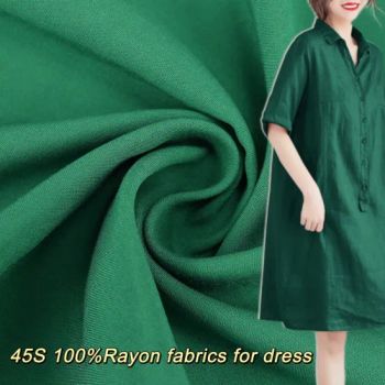 45s 100% Rayon Fabric for Women Dress/Women Clothing/Garment/Blouse - Wujiang Tianen Textile Development Co., Ltd. - China