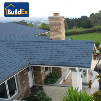 Chinese Material Suppliers Ghana Modern Villa Decoration Plain Roof Tiles Type Fiberglass Asphalt Material Shingles Roofing - Zhejiang Hub Construction Materials Co. Ltd - China