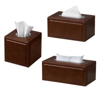 Factory Price Wholesale Custom Logo Crocodile Leather Texture Tissue Boxes - Zhongshan Leon crafts and gifts Co., Ltd. - China