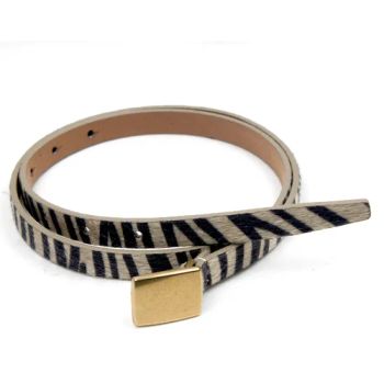 Slim Fashion Accessories Lady PU Belt with Gold Metal Accessories - Guangzhou Deconn Leather Industry Limited - China
