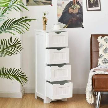 Wooden Chest of Drawers Melamine Finish Nightstand Drawer Cabinets Factory Price - Shouguang Sanyang Wood Industry Co., Ltd. - China