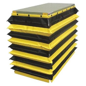 Waterproof High Strength PVC Coated Nylon Polyester Fabric for Scissor Lift Table Covers - Qidong Good Tarpaulin Co., Ltd. - China