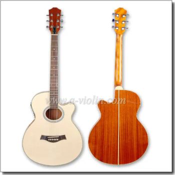 40" Thin Body Cutaway Acoustic Guitar Size 40" Saddle ABS Binding ABS Strings Steel HS Code 92029000 Bracing X Bracing Scale Length 648mm - Aileen Music Co., Ltd. - China