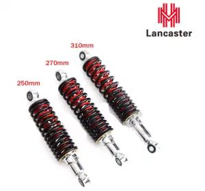 Double Spring Shock Absorber Rear Suspension for Motorcycle Scooter ATV Rear Shock - Ningbo Lancaster Industry and Trading Co., Ltd. - China