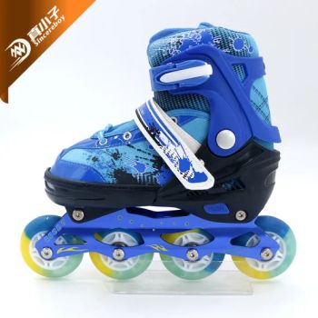 Inline Adjustable Flashing Roller Skates Shoes Patins Infantil Roller Patines 4 Ruedas for Kids and Teenagers - Yongkang Meshine Industry & Trade Co., Ltd. - China