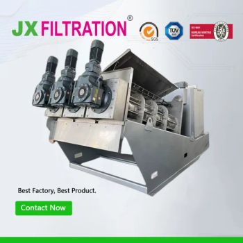Friction Screw Press Sludge Dewatering Filter Press Industrial Wastewater Treatment Equipment Sludge Dewatering Machine - JX Filtration (China) Co., Ltd. - China