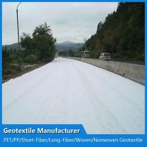 PP Staple Fiber Nonwoven Geotextiles for Filter Layer of Water Wells, Relief Wells or Baroclinic Pipes in Hydraulic Engineering - Qingdao Lookingforward New Material Technology Co., Ltd. - China