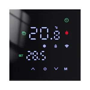 Tuya WiFi Smart Colorful Screen Thermostat Electric Floor Heating Water/Gas Boiler Temperature Controller - Hefei Minco Heating Cable Co., Ltd. - China