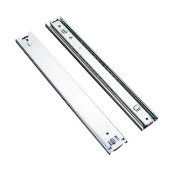 45mm Ball Bearing Drawer Telescopic Slide Rails 3 Fold Drawer Sliders with Mounting Hooks for Wire Hanging Basket Cabinet - FOSHAN FUSAIER METAL PRODUCTS CO., LTD. - China
