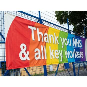 Custom Outdoor Wall Advertising PVC Vinyl Signs Banner Printing - Foshan POS Exhibition System Co., Ltd. - China