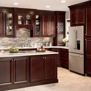 Modular Kitchen Cabinets Brand GVS Drawers Yes Appearance Modern Glass Thickness 10 mm Door Handle Material - GVS Designs - India