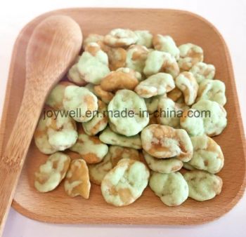 Vegan Cheap Price Crispy Wasabi Flavor Coated Broad Bean Fava Beans Snacks Foods - Suzhou Joywell Taste Co., Ltd. - China