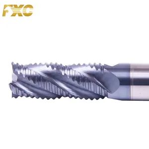 Solid Carbide 4 Flutes Roughing End Mill Cutting Tool for CNC Machine Tools - FUXINCHENG TOOLS CO., LTD. - China