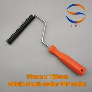 Customized 6 Inch Black Bristle Brush Rollers FRP Rollers Kits - SFT Industries Co., Ltd. - China