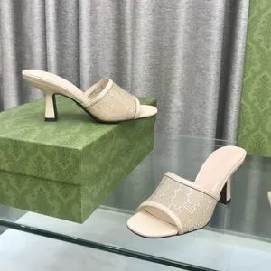 Ladies Shoes Slippers Sandals Open Toe Classic Wholesale Outdoor Stiletto High Quality - Quanzhou Fengze Yiqifa Trading Co., Ltd. - China
