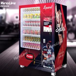 Vendlife Outdoor Sports Suits for Women Cold Cola Drink Snack Pad Food Vending Machine with Credit Card Payment System - Guangdong sindron Intelligent Technology Co., Ltd. - China