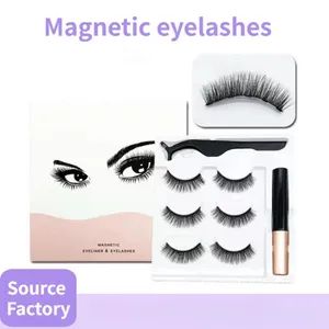 Three Pairs of Magnetic Liquid Eyeliner False Eyelashes Magnetic Suction False Eyelashes - Good Seller Co., Ltd. - China