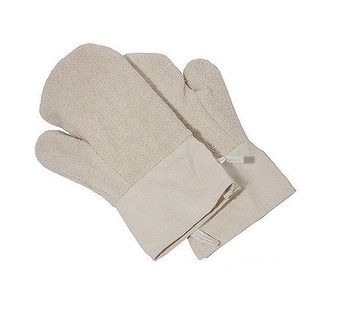 Bakery Terry 5 Finger Glove, Triple Palm Terry Mittens Terry Cloth Working Glove & Mitts - Sofar International - Pakistan