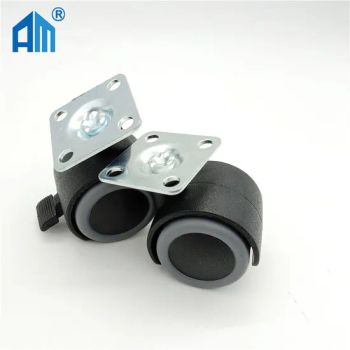 Furniture Casters Industrial Bedbox Rubber Wheel Castors Origin China Condition New HS Code 83022000 Brake With Brake Model NO. - Shanghai Angmi New Material Co., Ltd. - China
