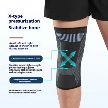 Comfortable Compression Knee Sleeve Brace Support Designed for Running Fitness Safety - XIAMEN DORRELLA HEALTH TECHNOLOGY CO.,LTD - China