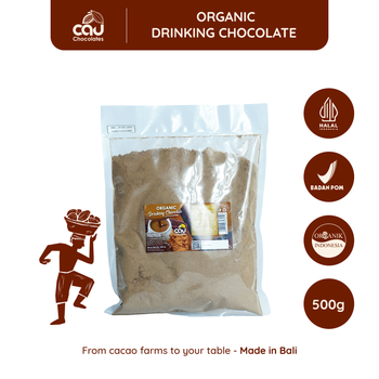Organic Drinking Chocolate – Pure Organic Goodness from Bali Features Vegan Cocoa Content > 70 % - 90 % Sweetener Coconut Blossom Sugar - PT. Cau Coklat Internasional - Indonesia