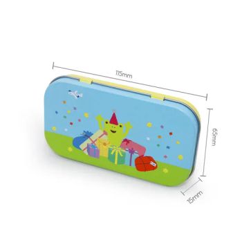 Wholesale Custom Sublimation Printed Small Metal Square Rectangle Tin Box for Plastic Golf Tees - QUANZHOU LUCKY STAR LIGHT INDUSTRIAL ARTCRAFTS CO., LTD. - China