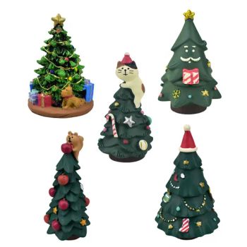 Creative Home Decoration Mini Christmas Crafts Tree Resin Ornament Gift - Skylark Network Co., Ltd. - China