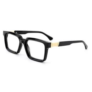 New Wholesale Lightweight Geometric Durable Mixed Metal Frames - Shenzhen Yahao Glasses Manufacturing Co., Ltd - China