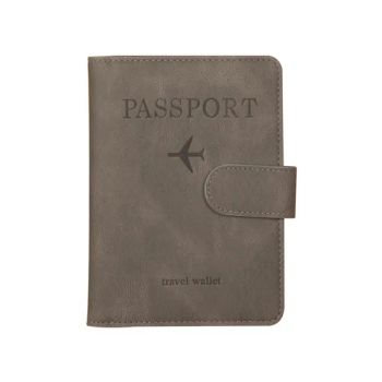 Portable PU Leather Passport Holder Unisex ID Card Holder Long PU Leather Card Holder Travel Passport Holder - Guangzhou Yujia Industrial Co., Ltd. - China