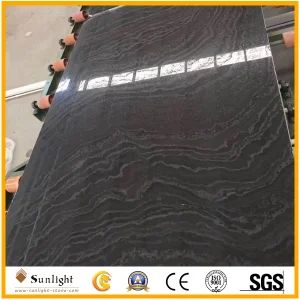 Cross Cut Cloud Vein Marble, Imperial Sandal Black Wood Marble - Xiamen Sunlight Stone lmport & Export Co., Ltd. - China
