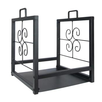 Voda Black Steel Firewood Rack for Storage Wood - Shenzhen Voda Tech Co., Ltd. - China