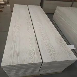 Multifunctional Wooden Cement Floor Boards Wooden Grain Fiber Cement Board Decking - Shandong Lutai Building Material Co.,ltd - China