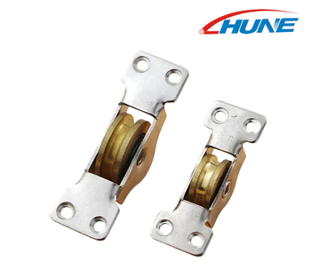 Aluminum Roller Sliding Door & Window Sash Pulley Wheel Material Solid Aluminum Bar Housing Material Aluminum Block Locking Mechanism Small Locking - hunerollers - China