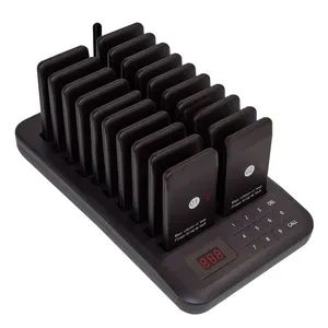Stock Wireless Restaurant Pager System 20 Buzzers for Coffee & Fast Food Shop - Beijing Dydcall Technology Co., Ltd - China