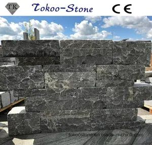 Natural Split + Tumbled Blue Limestone for Wall Brick Color Blue Trademark TK Origin Jining Model NO. TKWB-3 HS Code - QINGDAO TOKOO INDUSTRY CO., LTD. - China