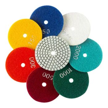 Circular Colorful Resin Bond Ceramic Floor Grinding Marble Polishing Pads - Beijing Deyi Diamond Products Co., Ltd. - China